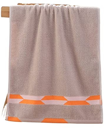 ISCBAFYX Serviettes de Bain en Coton Jacquard pour Adultes, pour la Plage, Le Soleil, la Natation, Un Gant de Toilette très Absorbant pour Hommes (C)