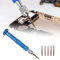 5 in 1 Mini Schraubenzieher Set,Brillen Schraubenzieher Brille,Blau Schraubenzieher Kleine,Kleine Schraubenzieher Set für Reparatur Elektronik Uhr Brillen Laptops Schmuck