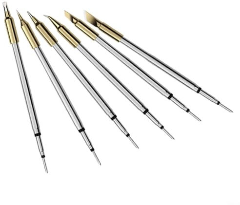 HEIBTENY Punta de soldador C245 para estación de soldadura JBC C245-032/C245-749/C245-789/C245-803/C245-907/C245-939 Reemplazo para punta recta (C245-032)