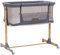 Fillikid Beistellbett Air Exklusiv | Ab Geburt nutzbar, 6-fach höhenverstellbar, 80x45 cm Liegefläche | Netzstoff für optimale Luftzirkulation, 4 Rollen für flexible Nutzung | Inkl. Befestigungsgurt