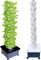 WJYTDHIQS Aquaponik-Anbausystem mit 40/50/60 Löchern, Hydrokultur-Turm-Set, automatisierter Aeroponic-Turm, erdloses Anzuchtsystem, Indoor-Smart-Garten, weiß
