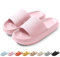 HEOAARG Ciabatte Uomo Donna Casa Comode Slide Pantofole a Nuvola Antiscivolo Ciabatte Piscina Morbide Ciabatte Aperte Estive Leggero Ciabatte Doccia Spiaggia Interno Esterno，Rosa,42-43 EU