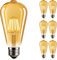 NUODIFAN Edison Vintage Glühbirne, 60W Edison LED Lampe Warmweiß E27 Retro Glühbirne Ideal für Nostalgie und Retro Beleuchtung im Haus Café Bar usw