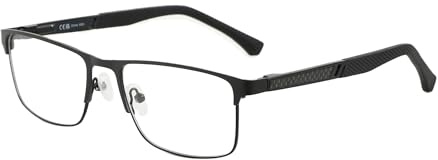 ZENOTTIC Blaulichtfilter Brille Herren,Lesebrille Metallgestell Blendfreies Sport Computerbrille