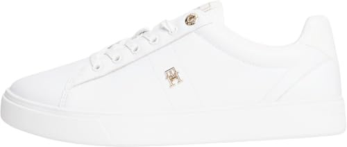 Tommy Hilfiger Women's Leather Court Trainers