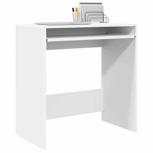 vidaXL Schreibtisch Weiß Holzwerkstoff 77,5 x 43 x 79 cm