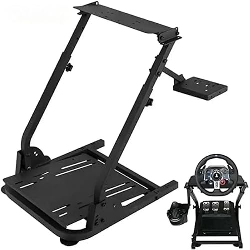Furvveerr Selbstverwalteter Rennlenkradständer, klappbarer Lenkradständer für Gaming-Stuhl, passend für Logitech G25, G27, G29 und G920