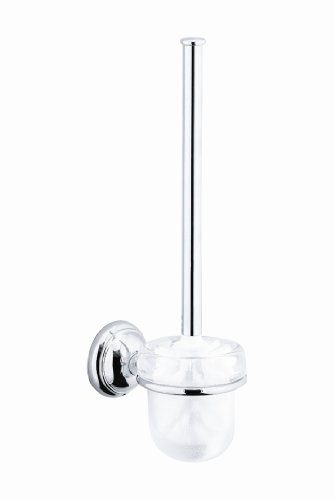 Hansgrohe C Toilet Brush, Polished Chrome #06094000