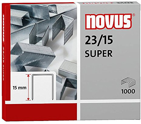 Novus Heftklammern/042-0044 23/15super Inh.1000