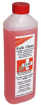 SHB Swiss Kalk Clean Spezial Entkalker 500 ml (bis zu 5 Entkalkungen) für Espresso und Kaffeevollautomaten, Kaffeemaschienen, Siebträger, Kapsel, Pad Maschinen auch für Wasserkocher Bad u.s.w. geeignet
