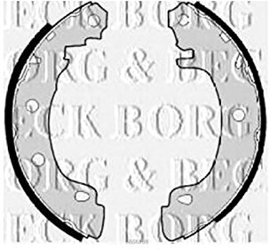 Borg & Beck BBS6288 Rear Brake Shoes To Fit Renault Megane 1999-