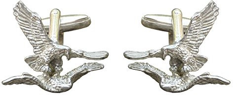 Fliegende Adler Manschettenknöpfe, Adler Geschenke, Handgegossen, von William Sturt, aus Deutsche Zinn (Pewter) - Handgegossen von William Sturt aus Deutsche Zinn (Pewter)