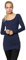 Vero Moda Women's Vmmaxi My Soft U-neck Noos Long Sleeve Top, Blue (Black Iris), 40 UK
