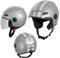 A-Pro Motorradhelm Motorrad Roller Offenes Jet Helm Viser ECE 22-06 Silber M