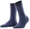 FALKE Damen Socken Softmerino W So Wolle Baumwolle einfarbig 1 Paar, Blau Dark Blue Melange 6688, 35-36