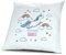 printplanet Kopfkissen mit Namen Hansi - Motiv Sei EIN Einhorn, 40 cm, 100% Baumwolle, Kuschelkissen, Liebeskissen, Namenskissen, Geschenkidee
