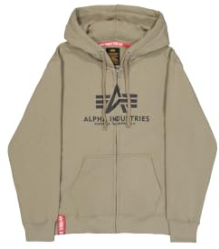 Alpha Industries Herren Alpha Industries Basic Zip Hoodie für Herren Kapuzenpullover (1er Pack)