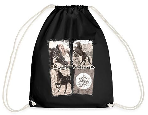 Spreadshirt OSTWIND Aufbruch Nach Ora Foto Collage Vintage Turnbeutel, One size, Schwarz