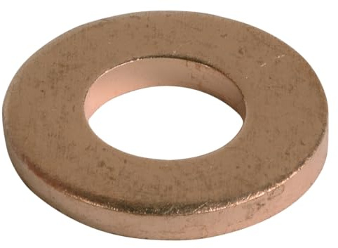 SW-Stahl S8037-10 Kupferring-Satz, 15.5 x 7.5 x 2.0 mm, 10 Stück | Dichtringe aus Kupfer für professionelle Werkstattanwendungen - passgenaues Ersatzteil für diverse KFZ-Modelle