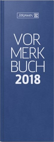 BRUNNEN Vormerkbuch 11x30cm 2S/1T 2018