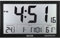 Eurochron EFWU Jumbo 100 Funk Wanduhr 370 mm x 230 mm x 30 mm Schwarz