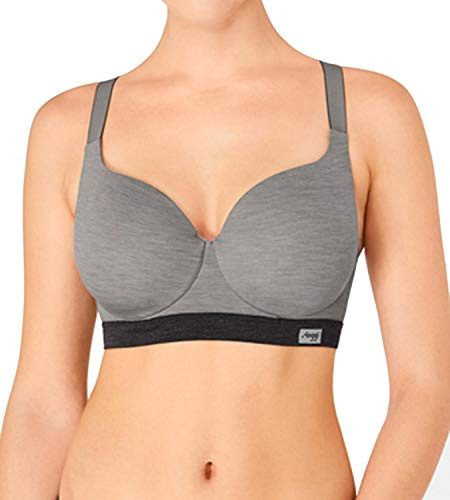 Sloggi Damen Sport-BH Women Move Flow WHP, Mehrfarbig (Grey Combination M013), Gr. 80B