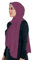 Lina & Lily Maxi Hijab Jersey Premium, Kopftuch Schal Turban für Muslimische Frauen (Beere)