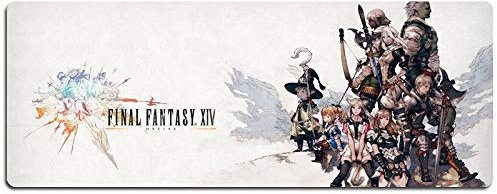 IGIRC Final Fantasy Tapis De Souris De Jeu De Vitesse |Tapis De Souris XXL | 800 X 300Mm Grand Format |Base De 2Mm D'Épaisseur | Précision Et Rapidité Parfaites, X