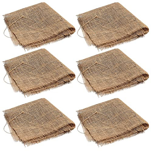 Aquacadabra Hessian Squares Aquatic Pond Plants Basket Liners Lilies Marginals 45 x 45cm (6)