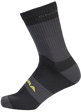 Endura Herren Hummvee Wasserdichte Fahrradsocken II (1er-Pack) | Atmungsaktiv | Strapazierfähig | Verstärkter Fußrücken Socken, Schwarz, S-M