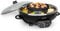 KLARSTEIN Szechuan - Hot pot Chinois, Hot pot fusing, Grill de 22 cm de diamètre, Revêtement anti adhésif, 600 watts, Nettoyage rapide - Noir