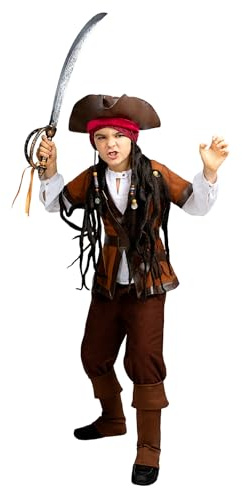 Funidelia Piraten Kostüm - Karibik Kollektion für Kinder, Korsar - Outfit für Kinder für Partys, Karneval und Halloween