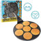 Smiley Face Friends Mini Pancake Pan - Make 7 Unique Flapjacks - Nonstick Griddle for Breakfast Magic & Easy Cleanup - Fun Smiley Face Gift for Kids and Adults, Boys or Girls, Great Birthday Treat