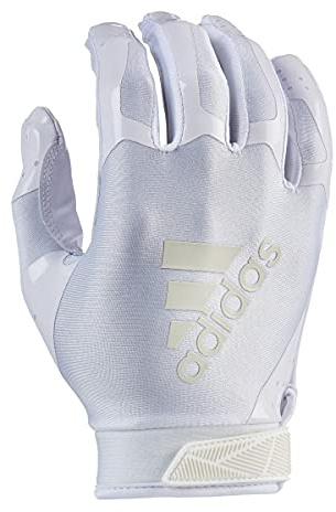 adidas ADIFAST 3.0 Football Receiver Glove, White/White, Medium