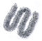 JSRHEEM 3 Stücke Weihnachtsgirlande, 2M Weihnachten Lametta Girlande,Metallic Garland Glitzernde Hängende Dekoration für Weihnachtsbaum Kranz Hochzeit Party Silber