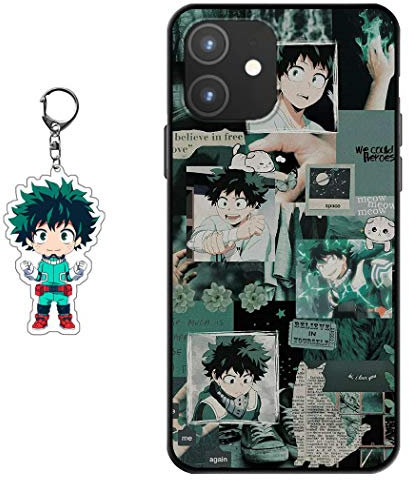 Staremeplz Compatible with iPhone 14 Plus Case With Anime Figure Design [With Keychain], Soft Silicone TPU Cartoons Protective Phone Case for iPhone 14 Plus
