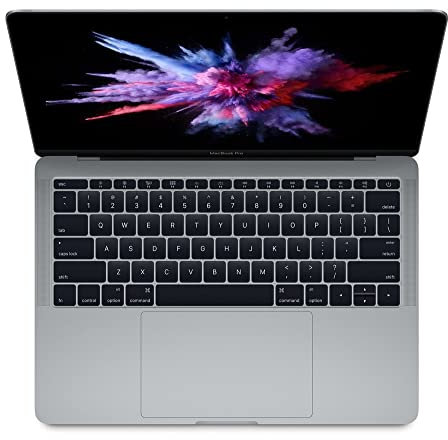 2019 Apple MacBook Pro with 2.8GHz Intel Core i7 (13-inch, 16GB RAM, 256GB SSD) (QWERTY English) Space Grey (Renewed)