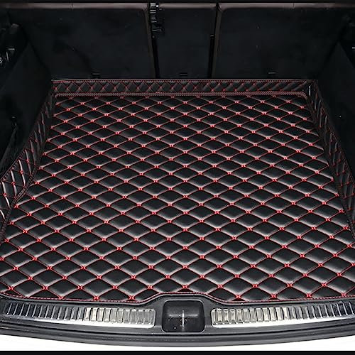 EVANEM Auto Kofferraummatte,Für Benz W177 A35 AMG 4MATIC 2020-2023,Kofferraumauskleidung Innenzubehör,Black Red
