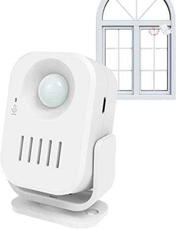 Amesor Sensor Puerta, Alerta Entrada Puerta Comercial, Tienda Monitor zumbador Bienvenida, Bienvenida, Alarma detección Sensor Movimiento, Timbre
