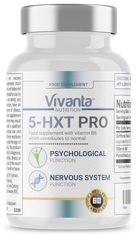 5HXT Pro – 5HTP High Strength from 4000mg – 60 Vegan Capsules