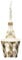 Riviera Maison Weihnachtskugel Gold, Glitzer Sekt, Weihnachtsschmuck, Christbaumschmuck, RM Bubbles & Party Ornament (ØxH) 6,5x12 - Glas