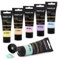 IMAPLUS Pintura Acrílica 6 x 45 ml - Pack pinturas, 45 Colores, 6 Tubos o botes de Pintura, No Tóxica, para Manualidades, Lienzos, Tela, Madera - Pack Pastel