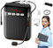 Amplificateur de voix portable, amplificateur de voix avec microphone, amplificateur de voix portable, amplificateur de voix sans fil, amplificateur de voix compact, amplificateur de voix rechargeable