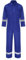 YiZYiF Erwachsene Arbeitsoverall Damen Herren Overall Arbeitskleidung mit Reflektorstreifen Und Tasche Schutzanzug Rallyoverall Blau 3XL
