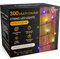 CHRISTOW Christmas Fairy Lights, Multi-Coloured LED String Lighting with Timer, Indoor & Outdoor, Tree Lights, Mains Operated, 8 Light Modes Flashing & Static, Green Cable (300 LED / 30m Lit Length)