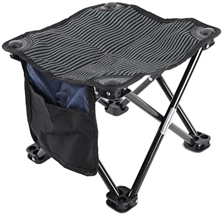 ZUOZUIYQ Chaises de Camping Chaise de Camping ultralégère Charge maximale 100 kg Chaise légère Portable pêche en Plein air Pique-Nique siège de Plage chaises Pliantes en Tissu Oxford