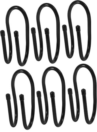 CANIGHT 6 Pezzi Gancio per Recinzione Appendiabiti Recinzioni Gancio in Plastica per Recinzione Ganci per Stoccaggio Accessorio per Recinzione Gancio per Attrezzi da Giardino Robusto