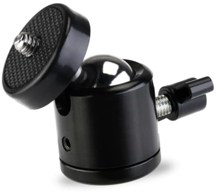 Veemoon 2stücke Mini Stativkopf Gewinde Drehbar Kompakt Belastbar Für Kameras Und Camcorder Für Einfache Handhabung