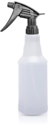 Spray Bottle for Cleaning Spray Bottles Mist Oil Sprayer Hair Care Refillable Durable Clear Plastic Gardening Kitchen Bath Glass Adjustable Trigger Action Misting Full Spray Modes 900 Ml(1 Count)