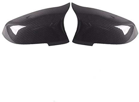 PGLVLZFGFN Auto Rückspiegeldeckel CO2-Faser-Mütze-Stil kompatibel for BMW 5 6 7 Serie F10 F11 2014-2017, F06 F07 F01 F02 Autospiegel und Abdeckungen